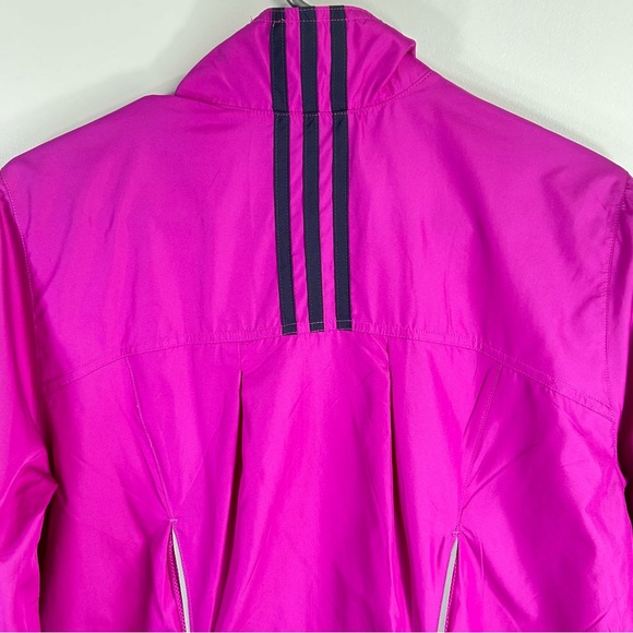 Adidas Full Zip Lightweight Windbreaker Jacket Magenta Pink; Women’s Size Medium - Picture 15 of 16